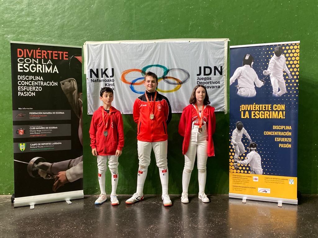 Celebrada la final Juegos Deportivos de Navarra de Espada y Florete M13 y M17, y Torneos M9